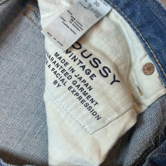 MOUSSY VINTAGE Diana Skinny Jeans Women's Size 30 Light Blue Wash Raw Hem - Picture 11 of 13